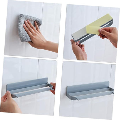 Ciieeo Wall-Mounted Shoes Rack Over The Door Organizer Sticky Hanging Strips for Slippers and Shoes Storage Random Color