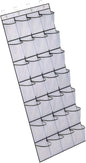 Over the Door Shoe Organizer for Bedroom Door with Multiple Pockets - Hanging Shoe Storage Bag Caddy