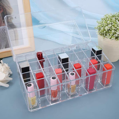 Dioche 36 Grid Dust Proof Lipstick Storage Organizer Rack, Made of Acrylic Material, Neat and Tidy for Lipstick Cosmetics Earrings, Dioche8c4oazgv2t