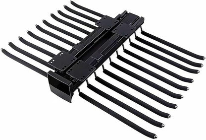 Pull Out Trousers Rack 20 Arms Steel Pull Out Pants Rack Double Row Sliding Pants Hanger Pant Organizer Pull-Out Load 35lbs Sizes Installation Depths are L 17.7in, h 4.33 in w 24.8in in.