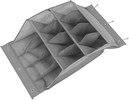 Zerodeko Door Hanging Shoe Rack Slot Organizer for Sneakers Boots High Heels Over the Door Storage for Entryway Bathroom Closet