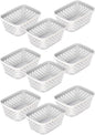 Glad Plastic Storage Basket Set - Multipurpose Drawer Trays, Kitchen Pantry Containers, and Bathroom Bins - 9 Pack Small Organizers, White, 6.25" L x 4.6" W x 2.7" H