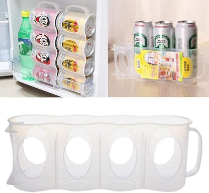 New Soda Can Storage Holder Kitchen Fridge Space Saver Organization Rack