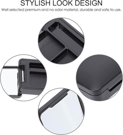 Beaupretty 4Pcs Empty Eyeshadow Palette Boxes 3-Grid Compact Cosmetic Storage Tray Durable Multi-Grid Makeup Organizer for Travel Lipstick Eye Shadow