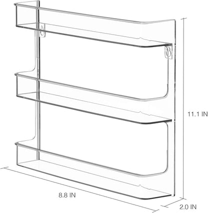 iDesign Hanging Nail Polish & Cosmetics Organizer, The Clarity Collection – 8.78" x 2.02" x 11.07", Clear