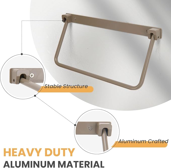 Rv Shoe Rack Wall Mounted 4 Packs-Aluminum Camper Wall Hanging Shoe Rack,Foldable Rv Shoe Organizer Shelf,Effective Shoe Storage Rack for Various Footwear, Travel Trailers And Campers