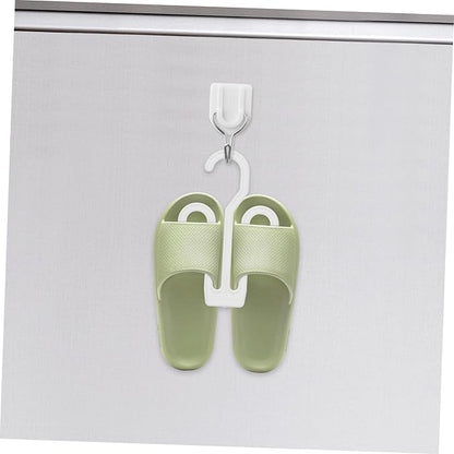 Cabilock 20pcs Plastic Shoe Hangers Modern Slippers Storage Hanging Shoe Organizer