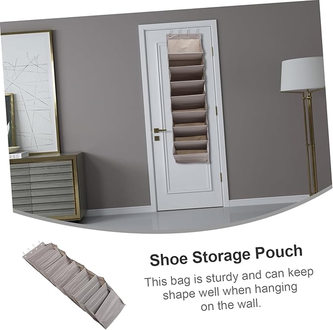 PRETYZOOM Door Back Hanging Storage Bag Over The Door Organizer Lightweight for Efficient Space Saving Home Organization for Shoes Miscellaneous Items