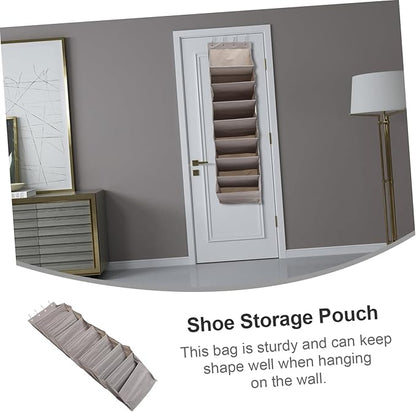 PRETYZOOM Door Back Hanging Storage Bag Over The Door Organizer Lightweight for Efficient Space Saving Home Organization for Shoes Miscellaneous Items