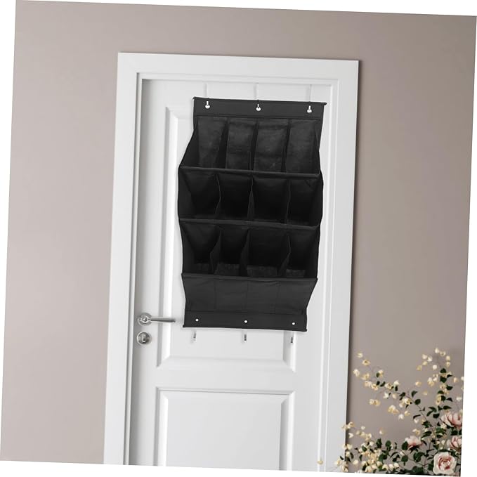 IMIKEYA Hanging Shoe Organizer with Space Saving Wall Rack for Sneakers and Accessories Easy Installation Over Door Storage for Closets and