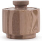 MARBLOUS KRAFTS Marble Salt Cellar 3" Inch Brown Salt Holder with Lid for Spice Jar & Stone Salt Container, Modern Sugar Bowl, Countertop Storage, Ideal Mother’s Day Gift, Home Decor