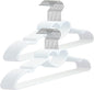 Plastic Hangers 20 Pack, Cute Clothes Hangers Ultra Thin Space Saving with 360 Degree Swivel Hook-Strong and Durable Adult for Dress, Shirts,Coats