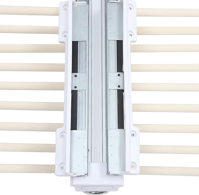 Pull Out Pants Rack,22 Arms Steel Pull Out Pants Rack Pants Hanger Bar Clothes Organizers for Closet for Space Saving and Storage Maximum Load 33lbs 23.2x18.1x3.7inch (Beige)