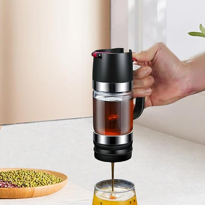 Honey Dispenser Glass Honey Dispenser No Drip 300ml Jar with Holder Base Multi-Purpose Syrup for Toast, Coffee & More