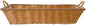 HUBERT Natural Color Storage Basket with Handles - 20"L x 13 1/2"W x 4"H