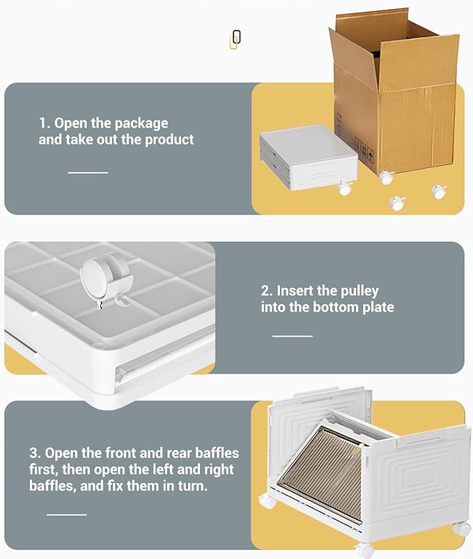 CHICIRIS Folding Shoes Storage Box 4 Layers Clear Large Capacity Shoe Rack PP Shoe Shelf Cabinet Spacing Saving for Home Sneaker, Boot, Storage