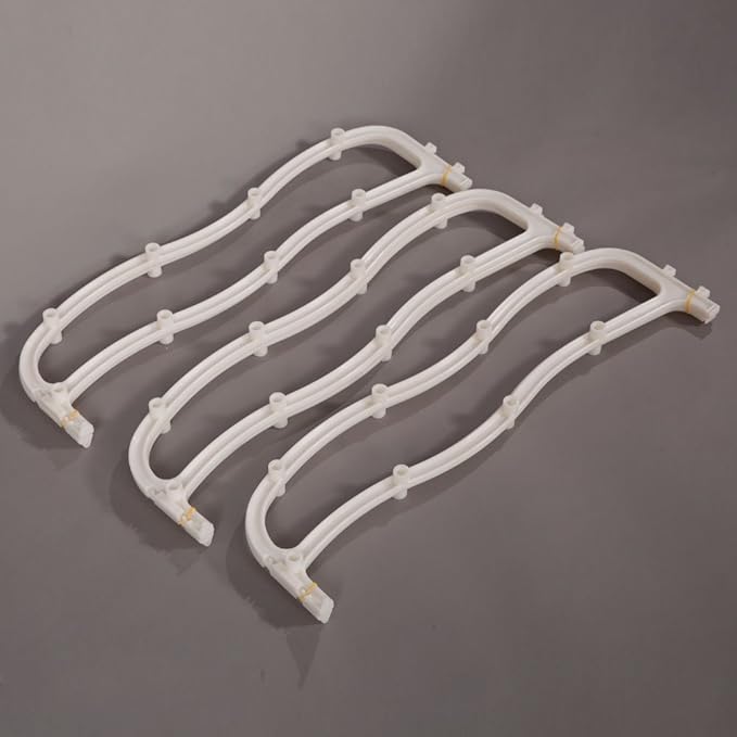 Wall-Mounted Shoe Rack,Over the Door Shoe Rack, 12 Layers 36 Pair Shoes Wall Hanging Shelf Storage Shoe Organizer, Fold-up Non-Slip Bars, White