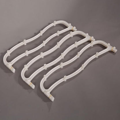 Wall Hanging Shelf Storage Shoe Organizer,Over the Door Shoe Organizer, Holds up to 36 Pairs of Shoes,12 Layers 36 Pair Shoes Wall Hanging Shelf Storage Shoe Organizer, Fold-up Non-slip Bars, White