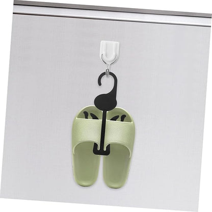 Luxshiny 20pcs Slipper Drying Rack Shoe Organizer Hanging Hooks Decorative Shoe Rack for Home
