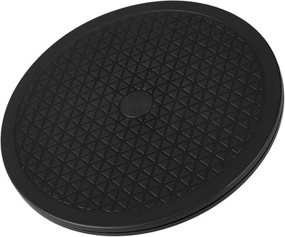 ZZRANYE 12 Inch Heavy Duty Rotating Swivel Stand - 360 Degree Rotating Lazy Susan Base with Steel Ball Bearings for Model Base/Rotating Plants/Crafts Stand Monitor/TV/Monitors/Potted Plants