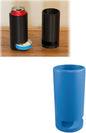 2in1 Can Tower Dispenser for Zyn Tins, 12oz/375 ml Cans & Nicotine Pouches | Stackable Container Organizer for Desk, Counter, Car & Bag, End The Clutter (Blue)