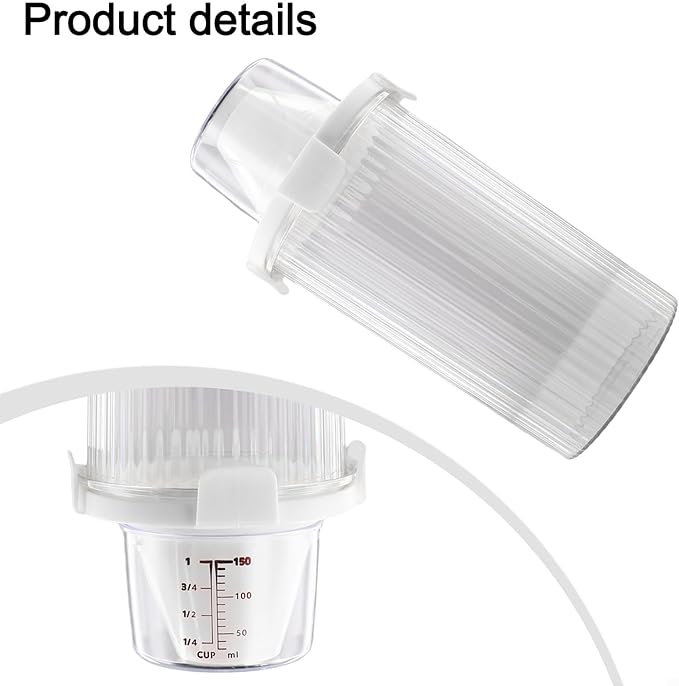 Cereal And Rice Storage Container With Airtight Lid, Pour Spout, And Measuring Cup For Dry Food, Grains Flour Sugar Snacks Pet Food (Medium)
