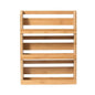 Lipper International 8840 Bamboo 3-Tier Spice Rack, 2.75-inch Depth Accommodates many Types of Spice Jars