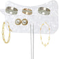 Necklace Holder Wall Mounted, Adhesive Plastic Jewelry Organizer with 8 Hooks – Stylish Necklace Rack, Ideal for Necklaces, Studs, Bracelets, Earrings, and More