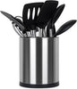 Kitchen Utensil Holder for Countertop 360° Rotating Utensil Caddy Extra Large Utensil Crock Cooking Utensil Holder for Kitchen Counter
