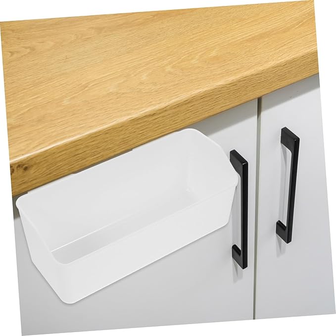 Cabilock Over Cabinet Door Organizer for Seasoning Bottles Kitchen Storage Basket and Elegant Design for Spatulas and Scissors for Bathroom and Utility