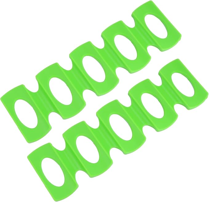 SHOWERORO 2pcs Silicone Beverage Storage Mats Beer Can Holders for Fridge Easy to Clean Space Saving Dishwasher Safe for Home Office Bar and Parties