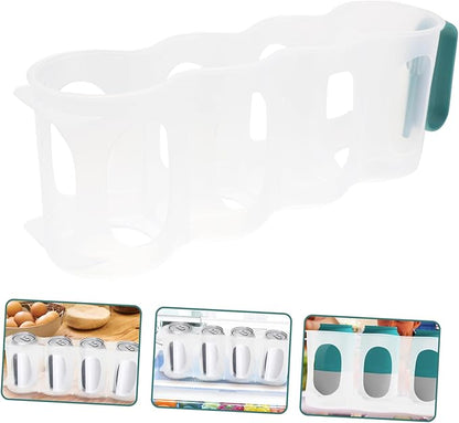 PRETYZOOM Refrigerator Soda Can Organizer Beverage Beer Dispenser Freezer Holder Multi-Purpose Storage Bins Elegant Design