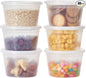 Jaluxing 16 oz. Plastic Deli Containers With Lids, 48 Sets - Leakproof, Stackable, BPA Free, Microwavable, Freezer Safe (Formerly FULING)