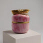 Magnetic Bobby Pin Holder, 2-in-1 Design Bobby Pins Collector and Storage, Hair Accessories Organizer, Magnetic Paper Clip Holder, Pink Sakura