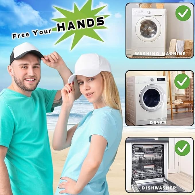 Hat Washer Cage Hats Cleaner, Hat Washer for baseball caps for Washing Machine with Mesh Bags Cleaning Protector Cage