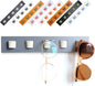 ACOCOFE Sunglass Organizer Glasses Holder,Wood Eyeglass Storage Holder,Sunglasses Rack Eyewear Display(Gray-white)