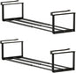 2-Pack Expandable Shoe Rack & Hanging Shoe Organizer, Adjustable Under Shelf Storage for Closet, 16.5"-31.5" Space Saving Rack for Closet Pantry Laundry Room