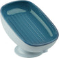 Soap Holder Self Draining for Sink Soap Holder Suction Cup Bar Soap Holder for Kitchen Bathtub - Blue