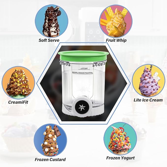 NANOBABY Pints and Lids Replacement Compatible with Ninja Swirl by Creami NC700 Series Ice Cream Makers, 16oz Cup Containers Replacement for Creami Swirl NC701 NC701Q CN701CO, 4-Pack, BPA Free, Clear