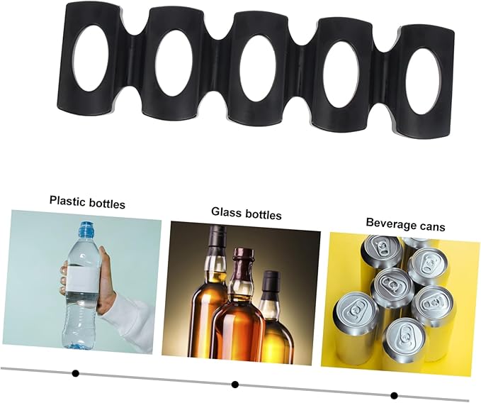 2pcs Silicone Beer Mat Drink Dispenser for Refrigerator Practical Fridge Beverage Can Organizer Non- Soda Can Holder for Home Kitchen and Pantry Use