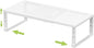 Jojocross Expandable Adjustable Stackable Kitchen Organizer, Spice Rack,Metal Pantry Storage Shelves Racks,Counter Shelf for Cabinets, Countertop, Cupboard (1 Pack/Large/White)