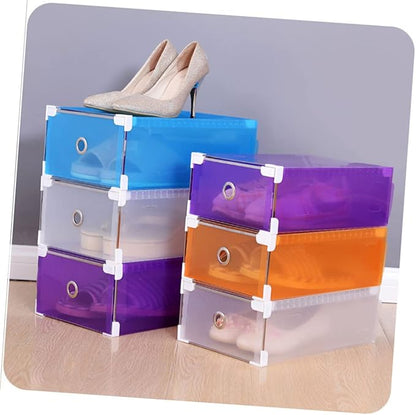 5pcs Type Shoe Storage Organizer for Women Half Design Easy Access and Identification for Shoes and Accessories Storage White