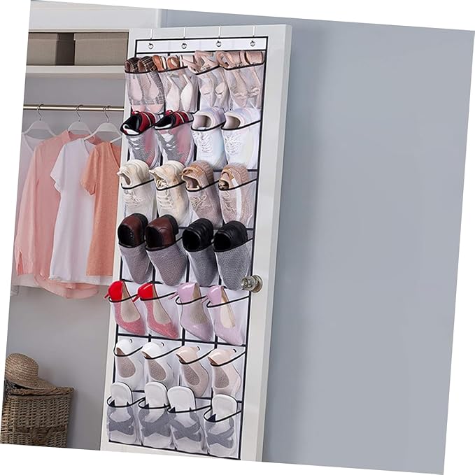 1set Compartment Over Door Hanging Organizer Bag for Shoes Accessories and Household Items Versatile Wall Hanging for Home Office and Hotel Use Stylish and Functional Design