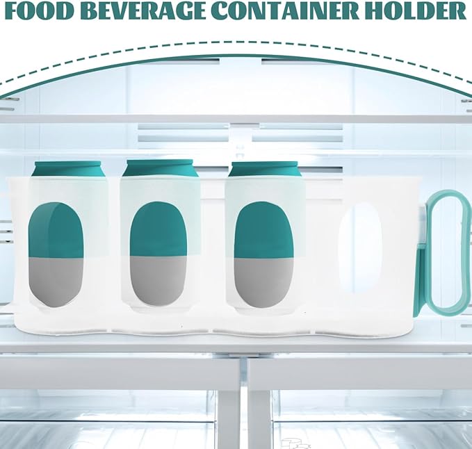 Alipis Soda Can Organizer for Refrigerator - Stackable Fridge Dispenser & Pantry Canned Food Organizer, Efficient Beverage Storage Bin for Kitchen, Soda, Beer Can Holder