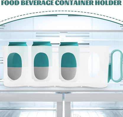 Alipis Soda Can Organizer for Refrigerator - Stackable Fridge Dispenser & Pantry Canned Food Organizer, Efficient Beverage Storage Bin for Kitchen, Soda, Beer Can Holder