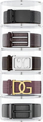 NIUBEE Belt Organizer, Acrylic 5 Layers Belt Case Storage Holder and Display for Accessories like Jewelry,Watch,Bracelets
