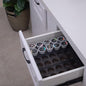 Coffee Pod Storage Organizer for Kitchen Drawer,Holders 60 K CUP, Premium Plastic Tray With Non-slip mat
