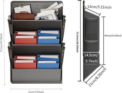 Hanging Shoe Storage Organizer for Motorhome, RV Door Organizer with 3 Compartments,Camper Van Accessories For Motorhome Shoes Storage,Motorhome Essentials,caravan storage solutions (1, 3 tier grey)