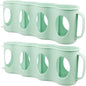 2pcs Bottle Can Organizer Hand Pull Type Section Plastic Refrigerator Pantry Storage