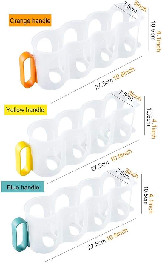 4 Pack Soda Can Organizer For Refrigerator, Pantry Plastic Organizer Rack，Stackable Canned Food Pop Cans Container Can Holder Dispenser